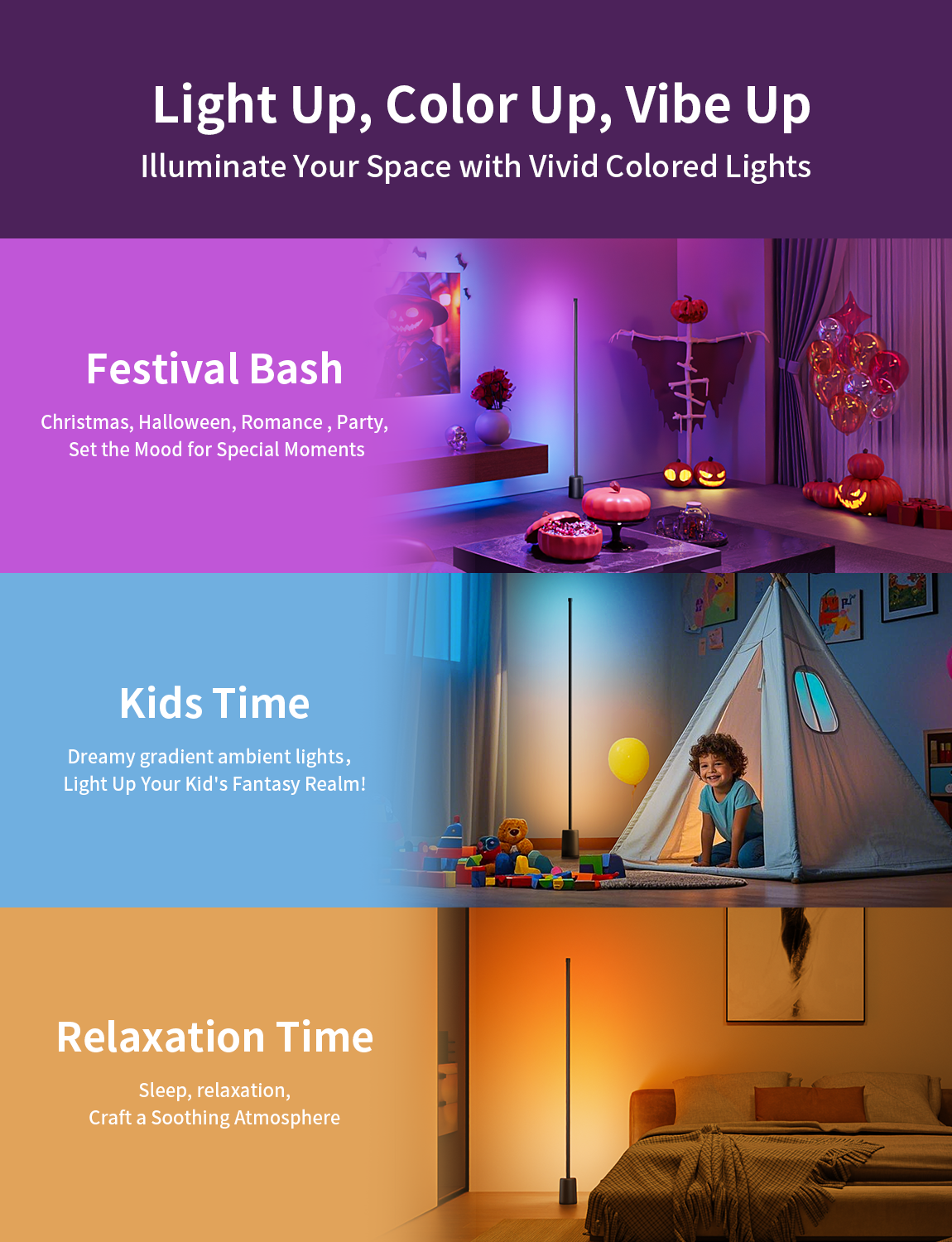 Ailofy Stellar Floor Lamp(Black)