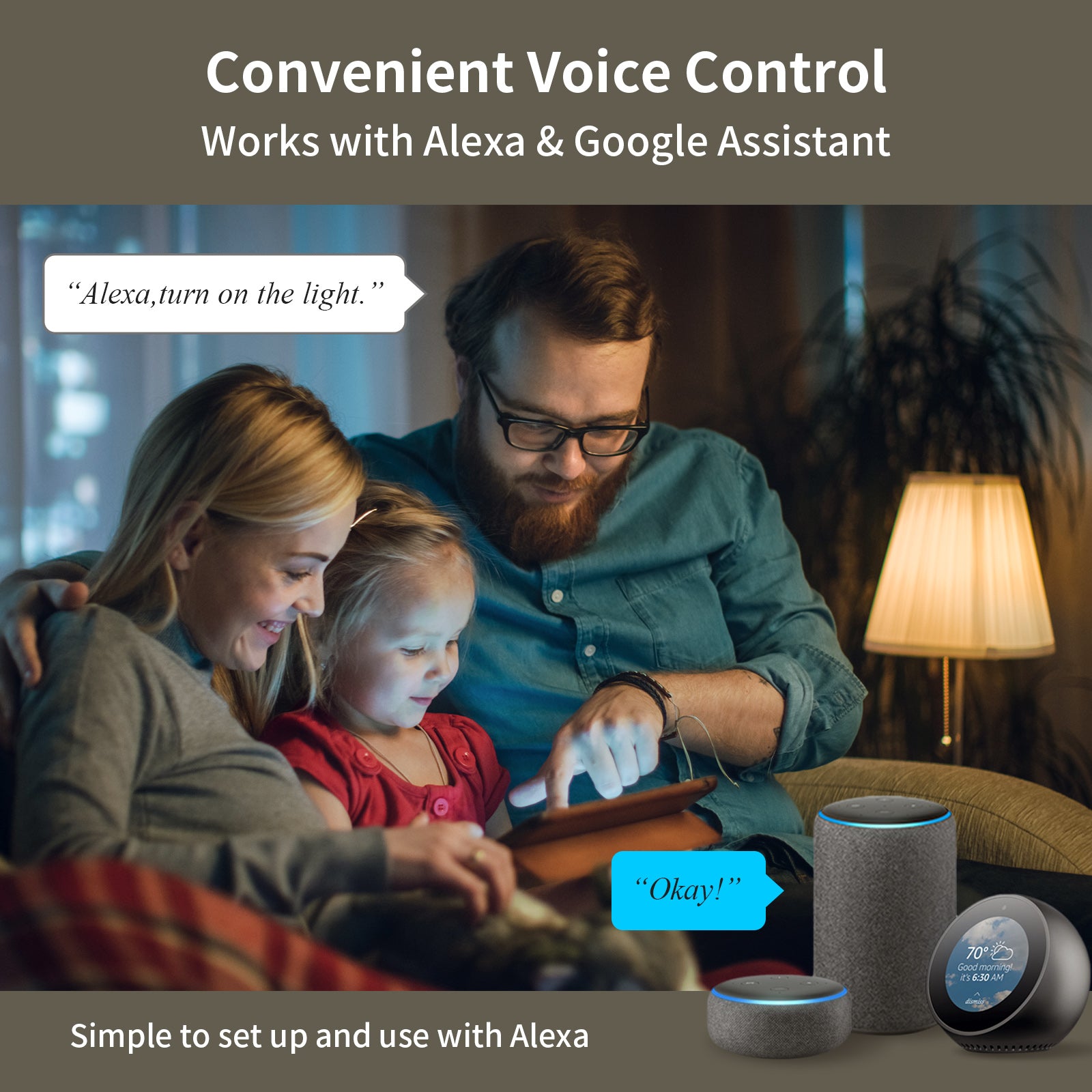 Ailofy Smart LED Light Bulbs (4-Pack)