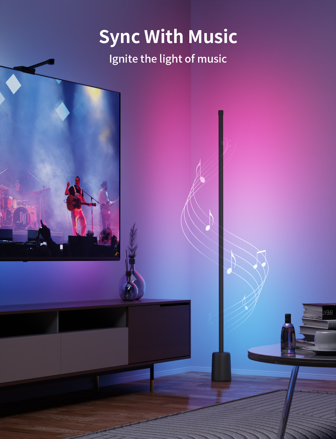 Ailofy Corner Floor Lamp（Black）