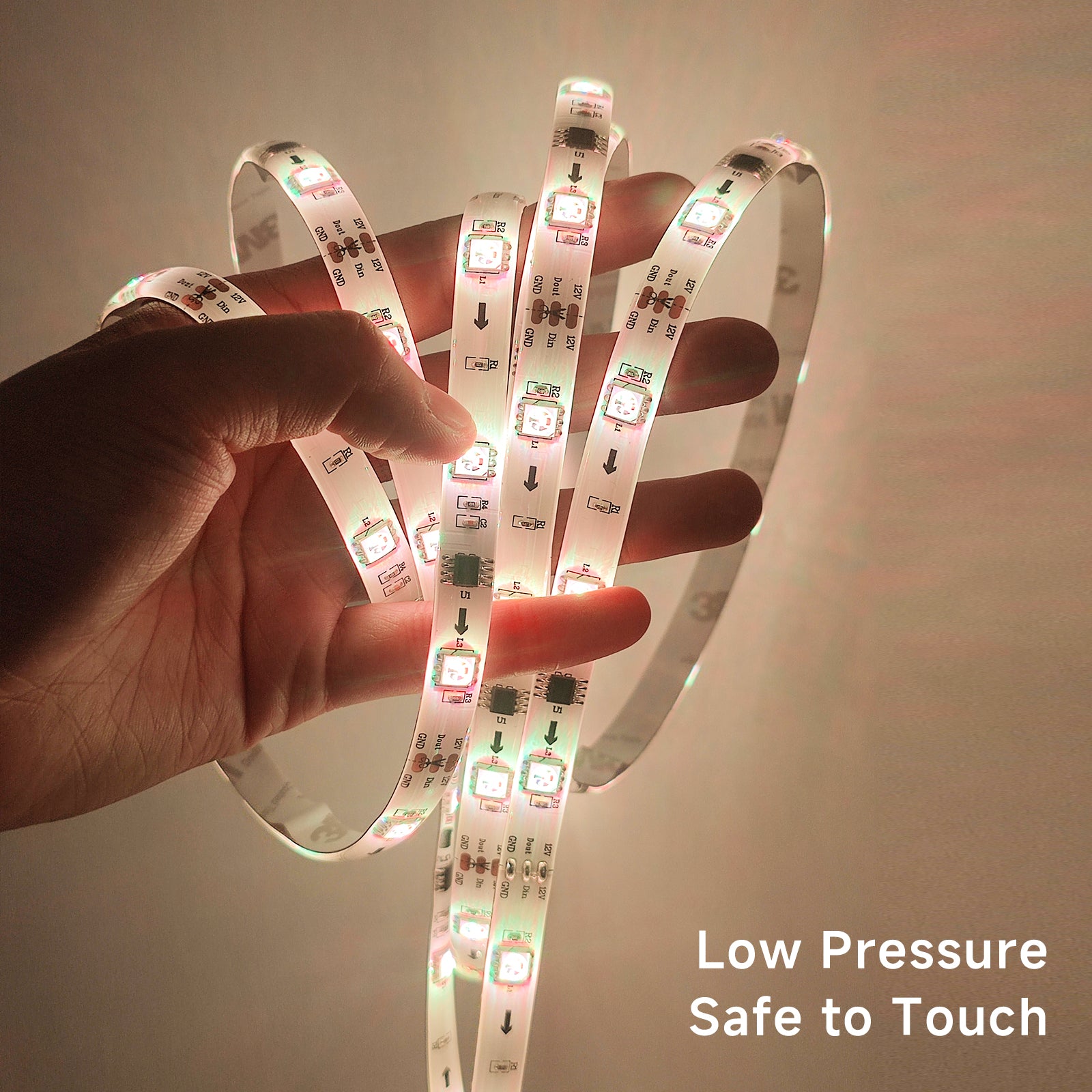 Ailofy  RGBIC Light Strip Pro 16.4ft, Music Sync, Party Decoration